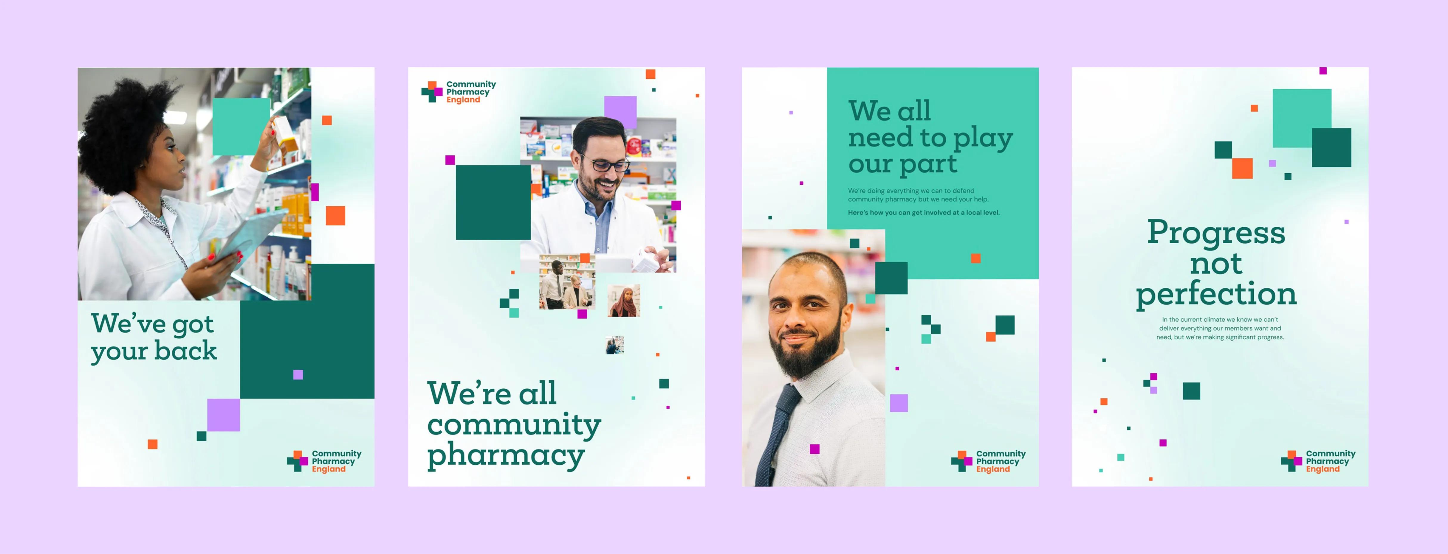 CPE set of four posters