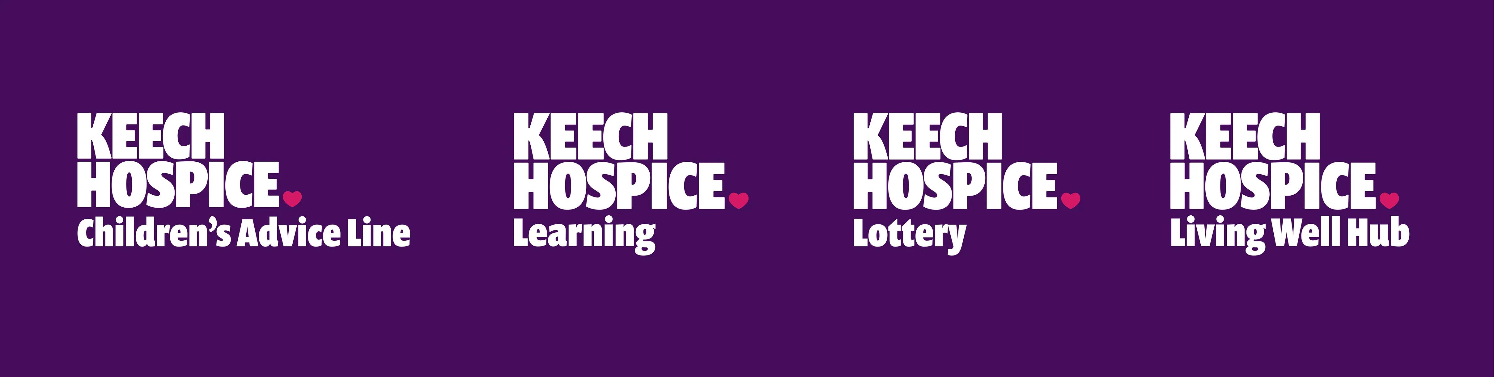 Keech Hospice brand architecture