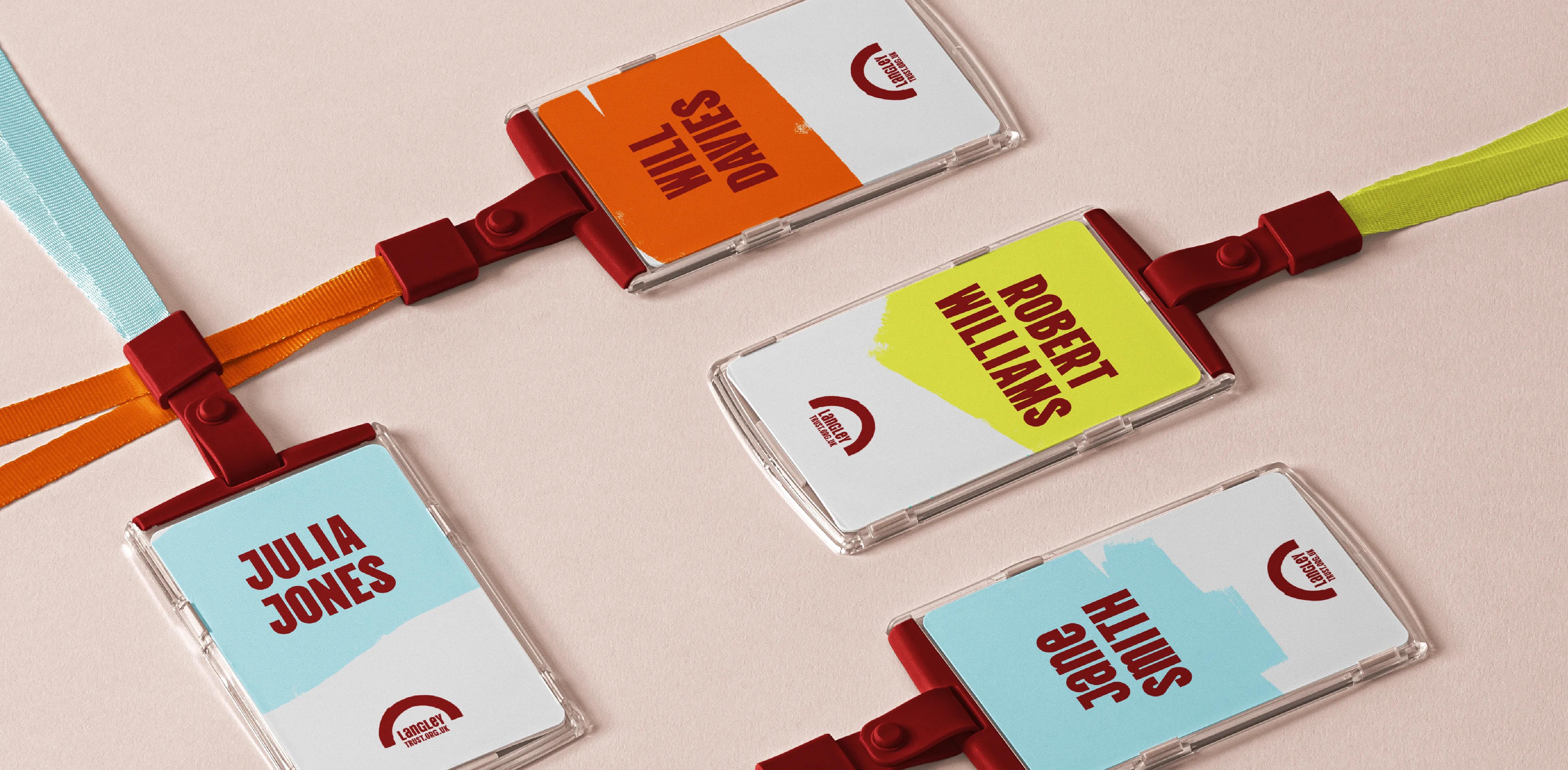 Lanyards for Langley staff