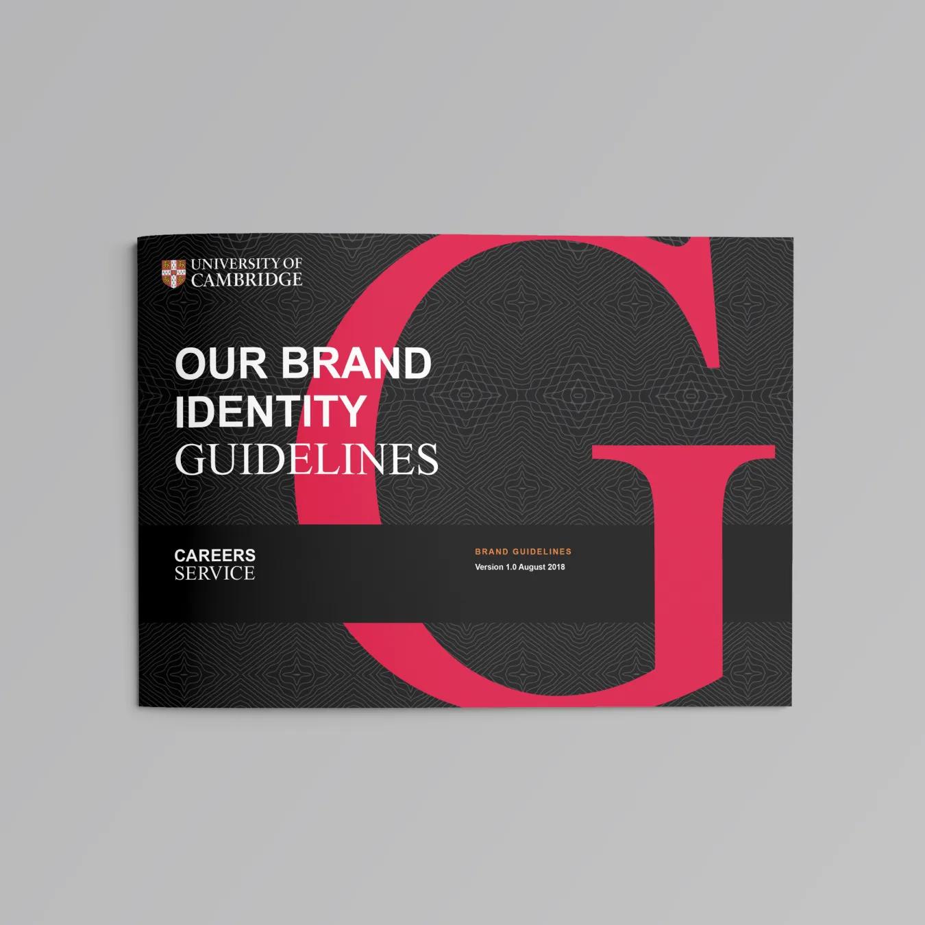 Booklet cover for the guidelines