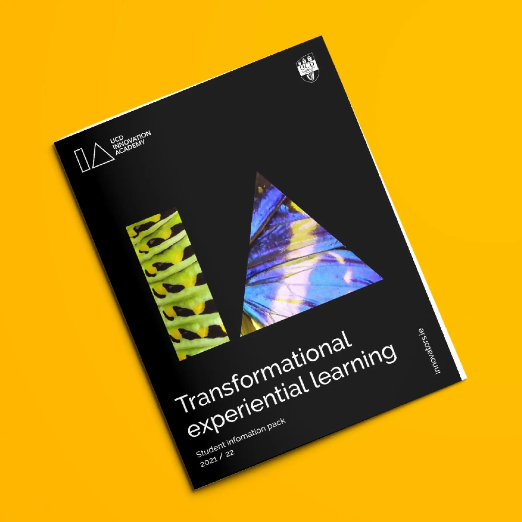 UCD IA magazine booklet for transformational experiential learning