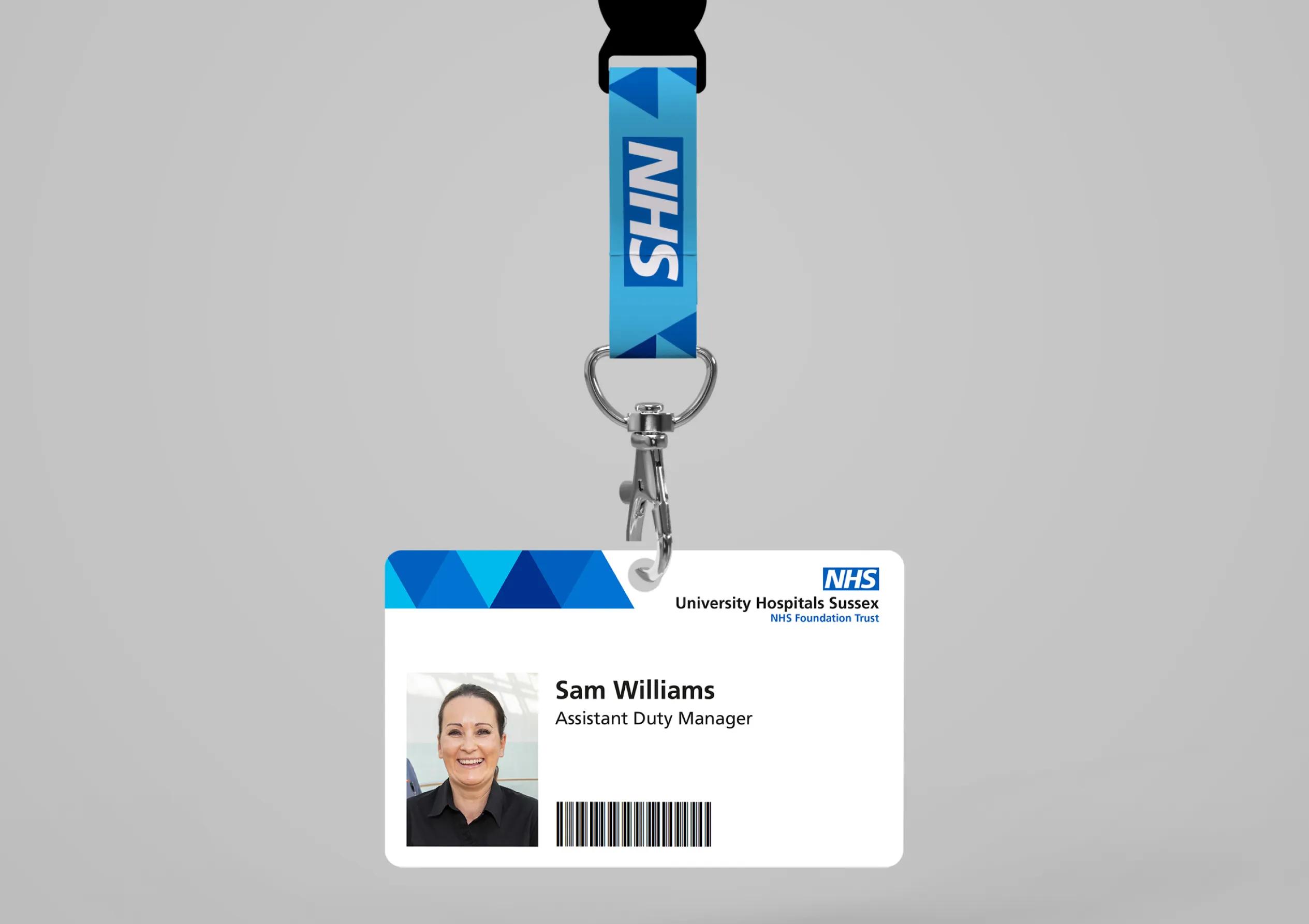 Lanyard for hospital staff