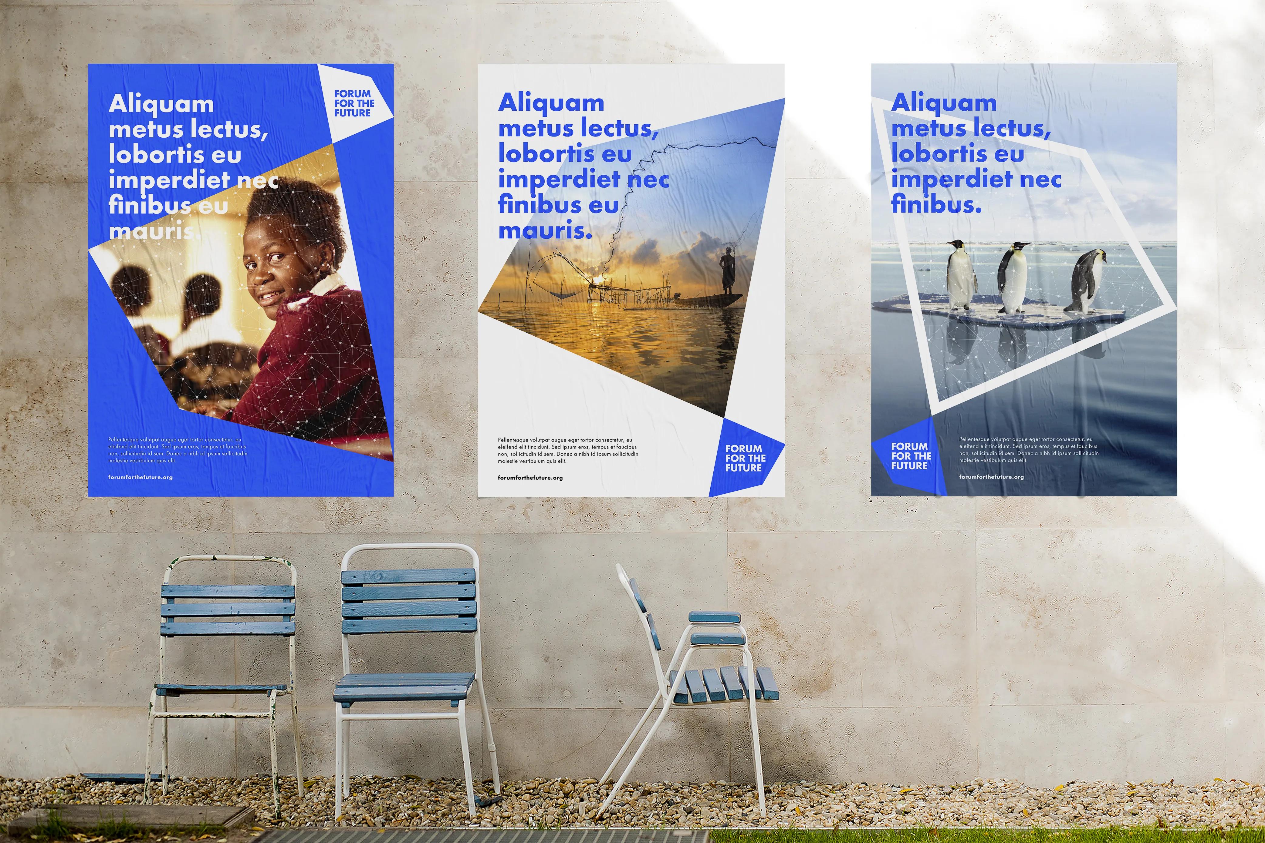 Set of three posters
