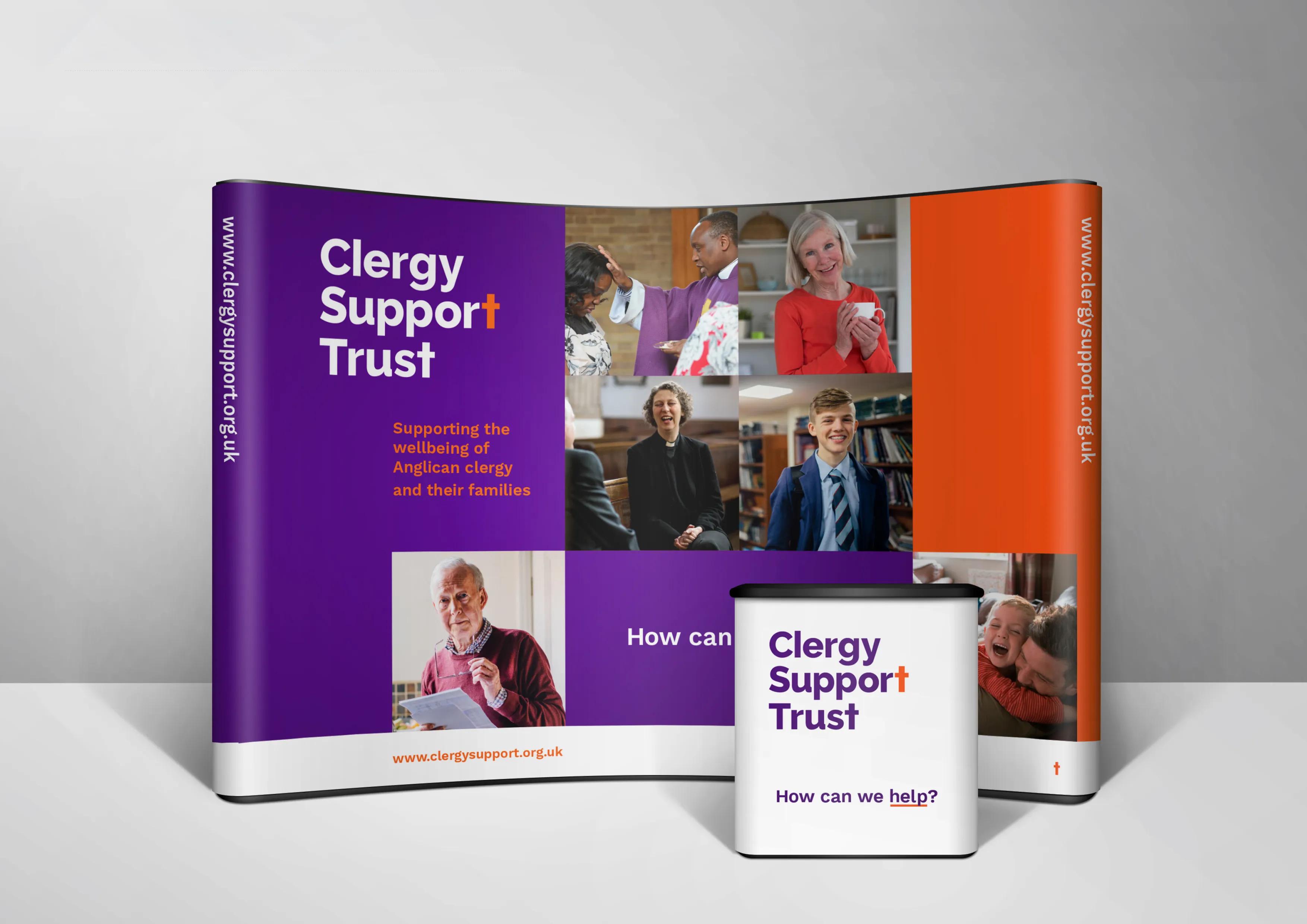 Clergy support trust exhibition stand