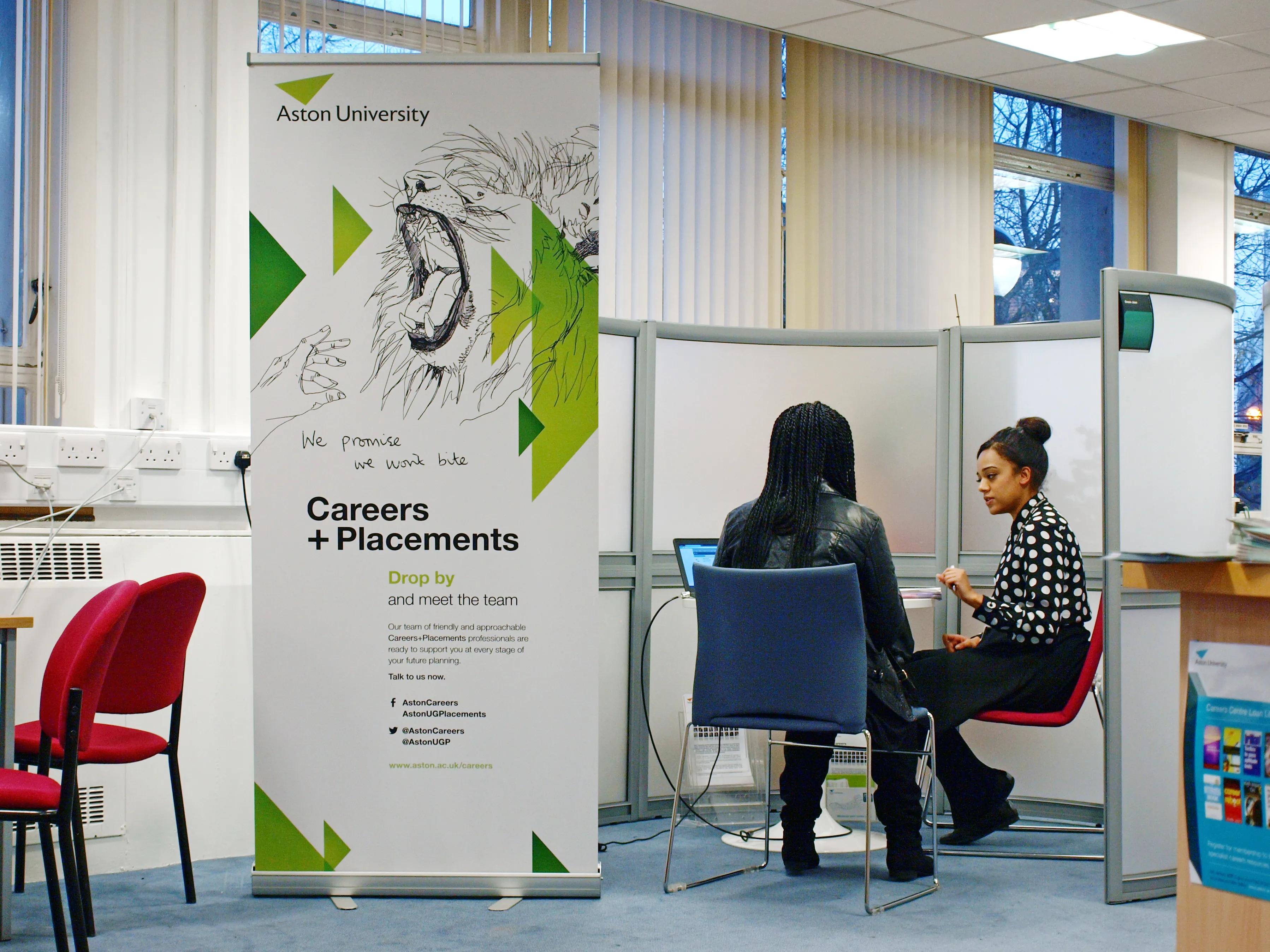 Aston University roller banner