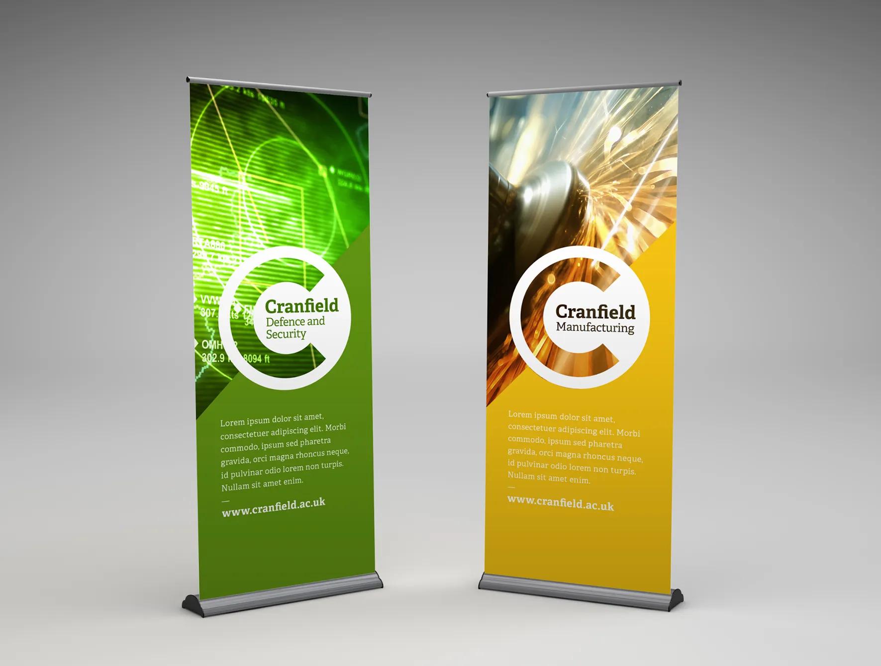 Set of two banners
