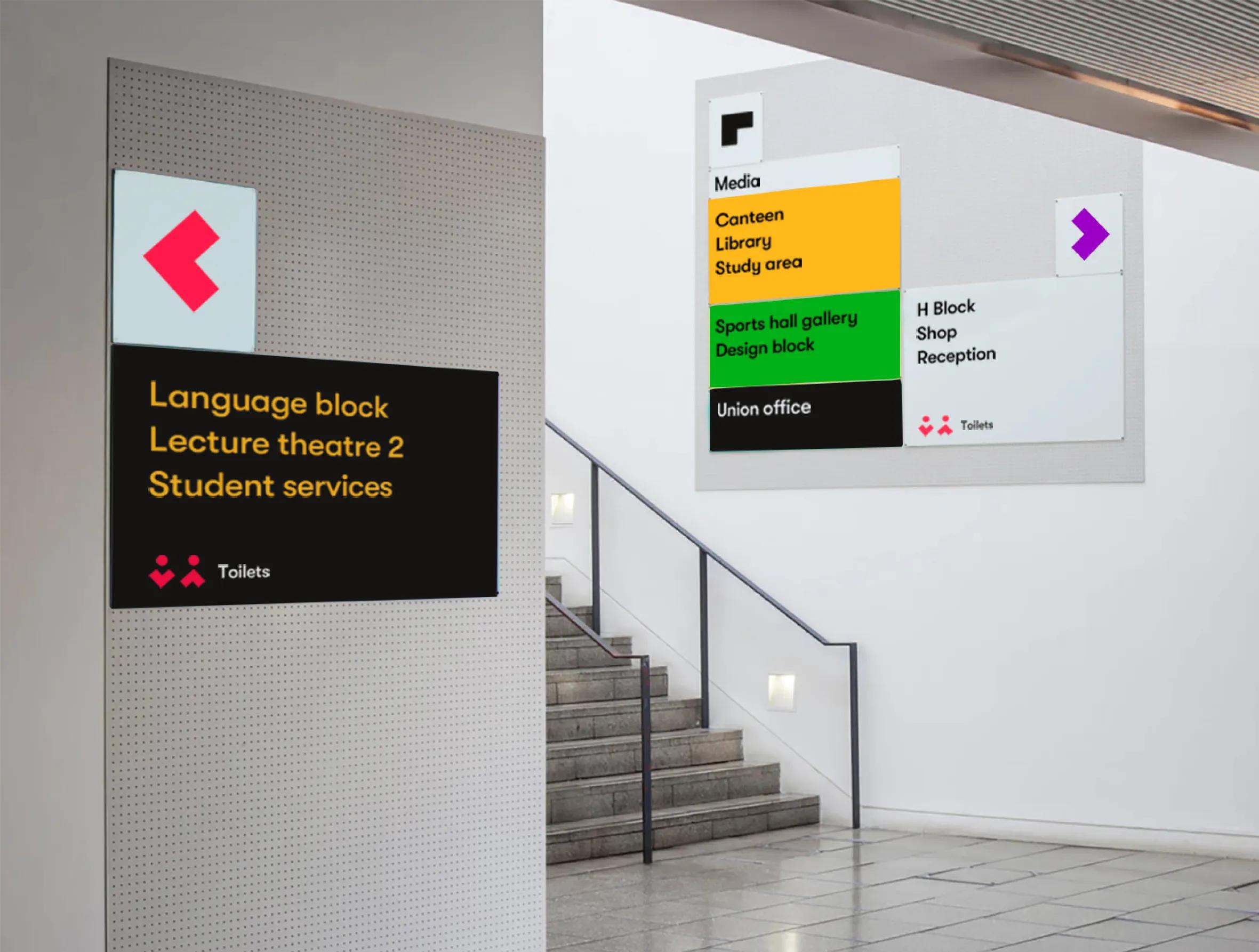 Branded signage