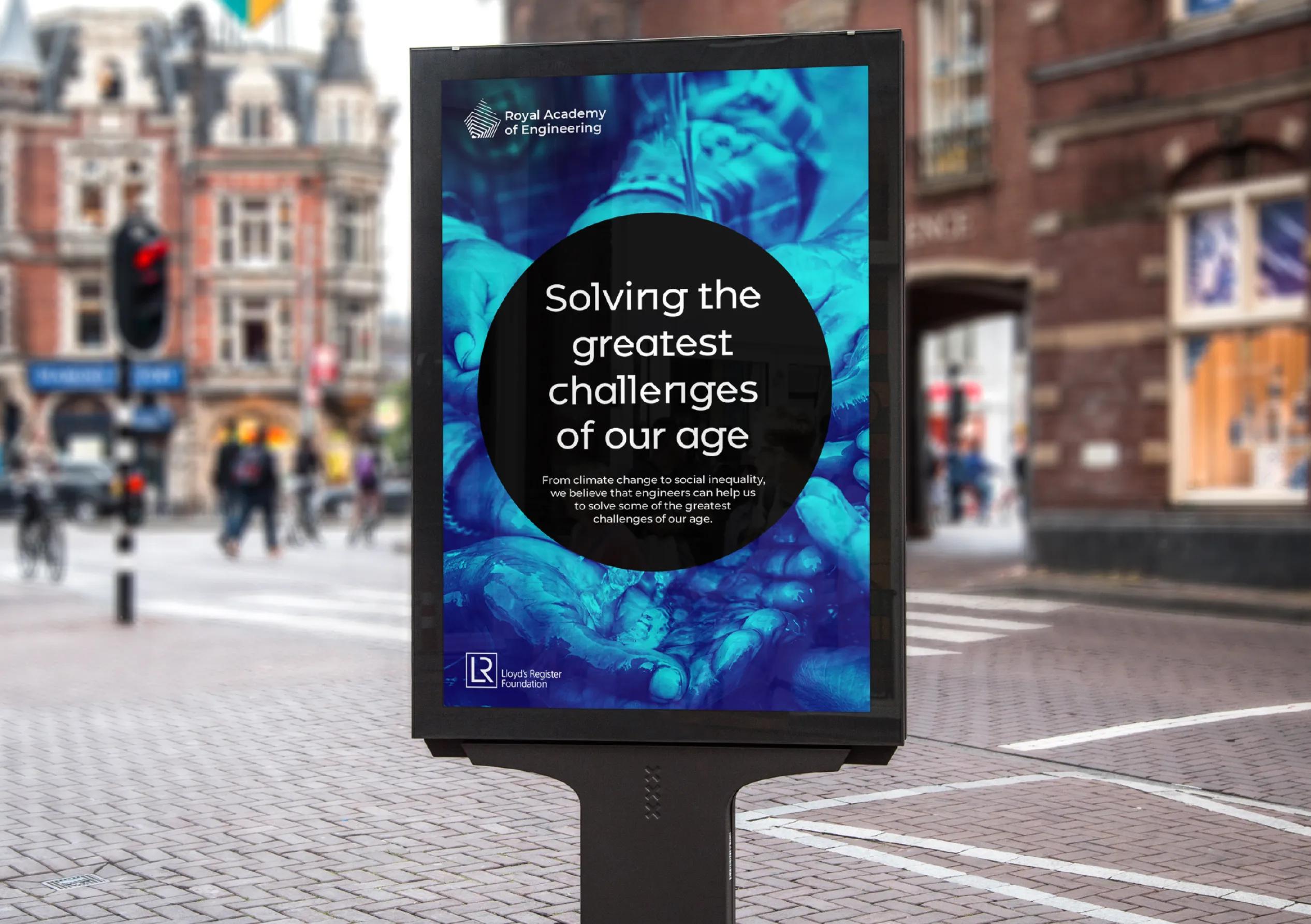 Poster displayed outside