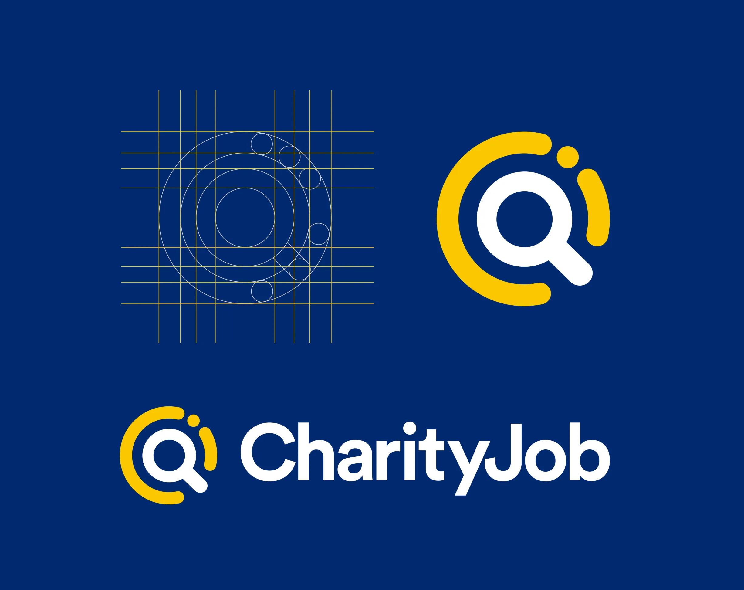 CharityJob logo breakdown