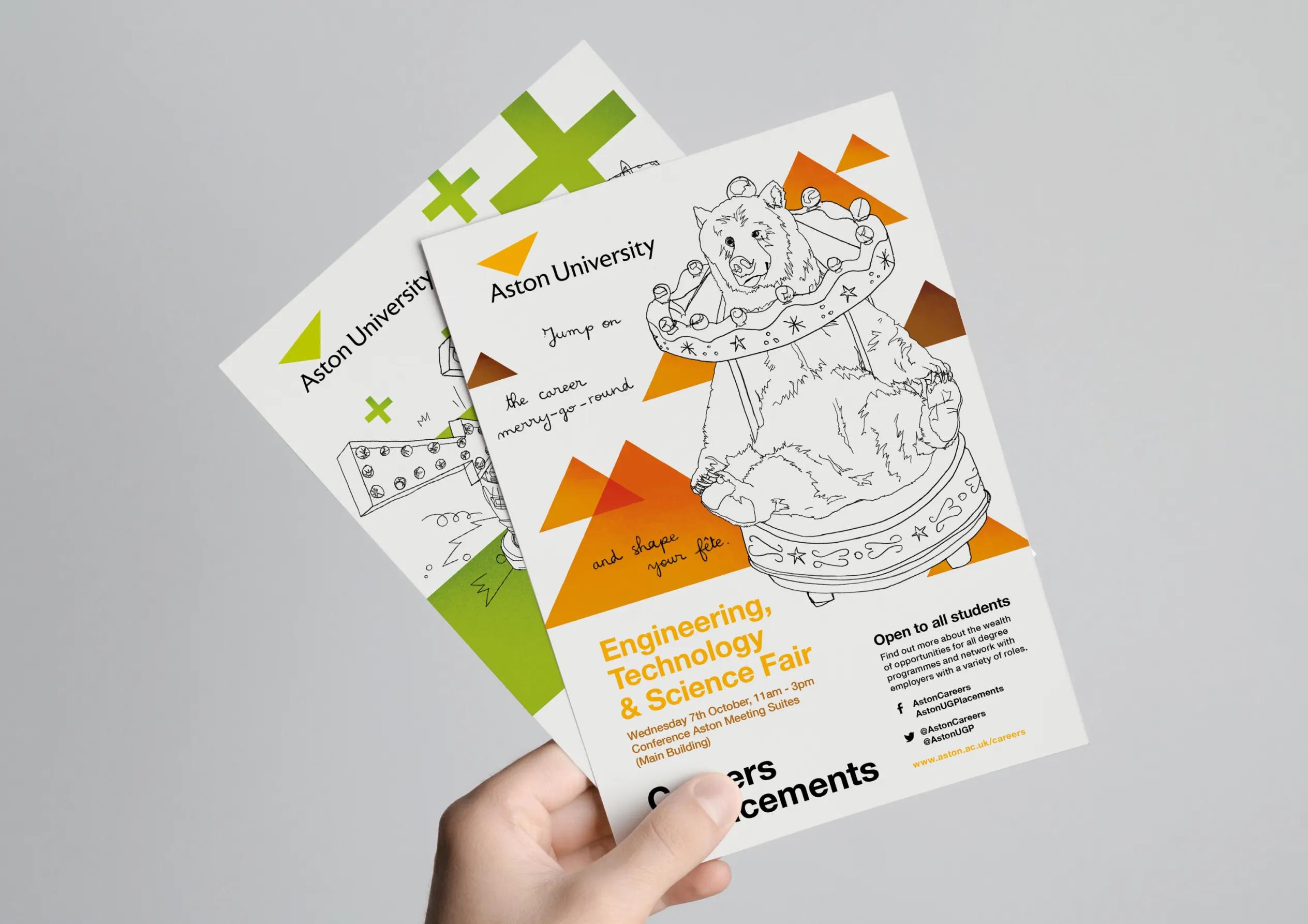 Aston University flyers 