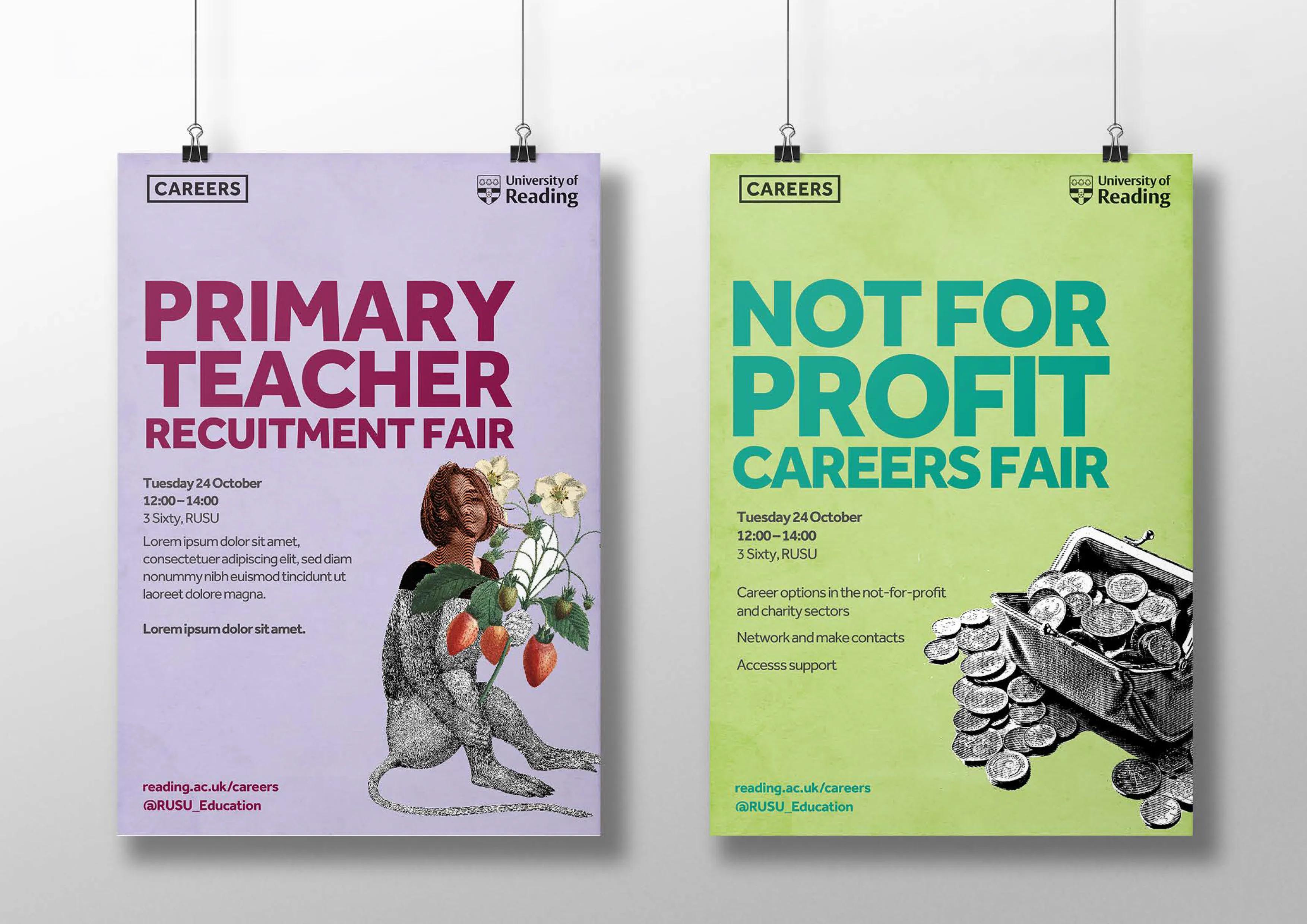 Set of two posters