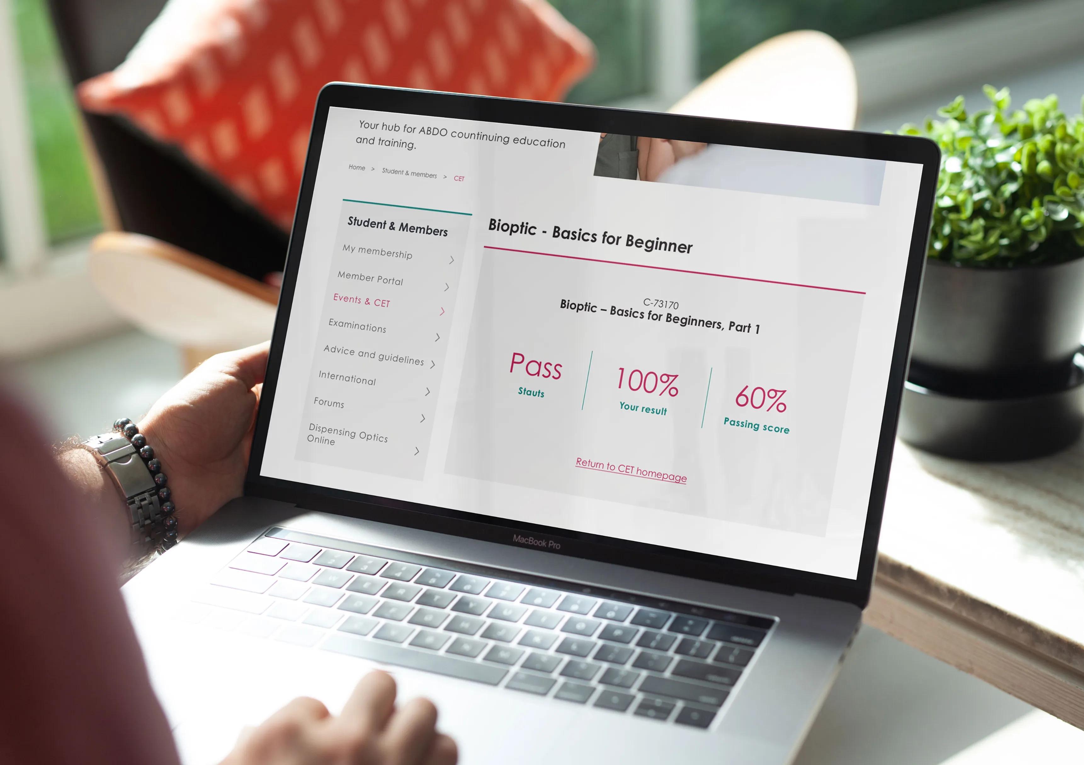 website showing statistics