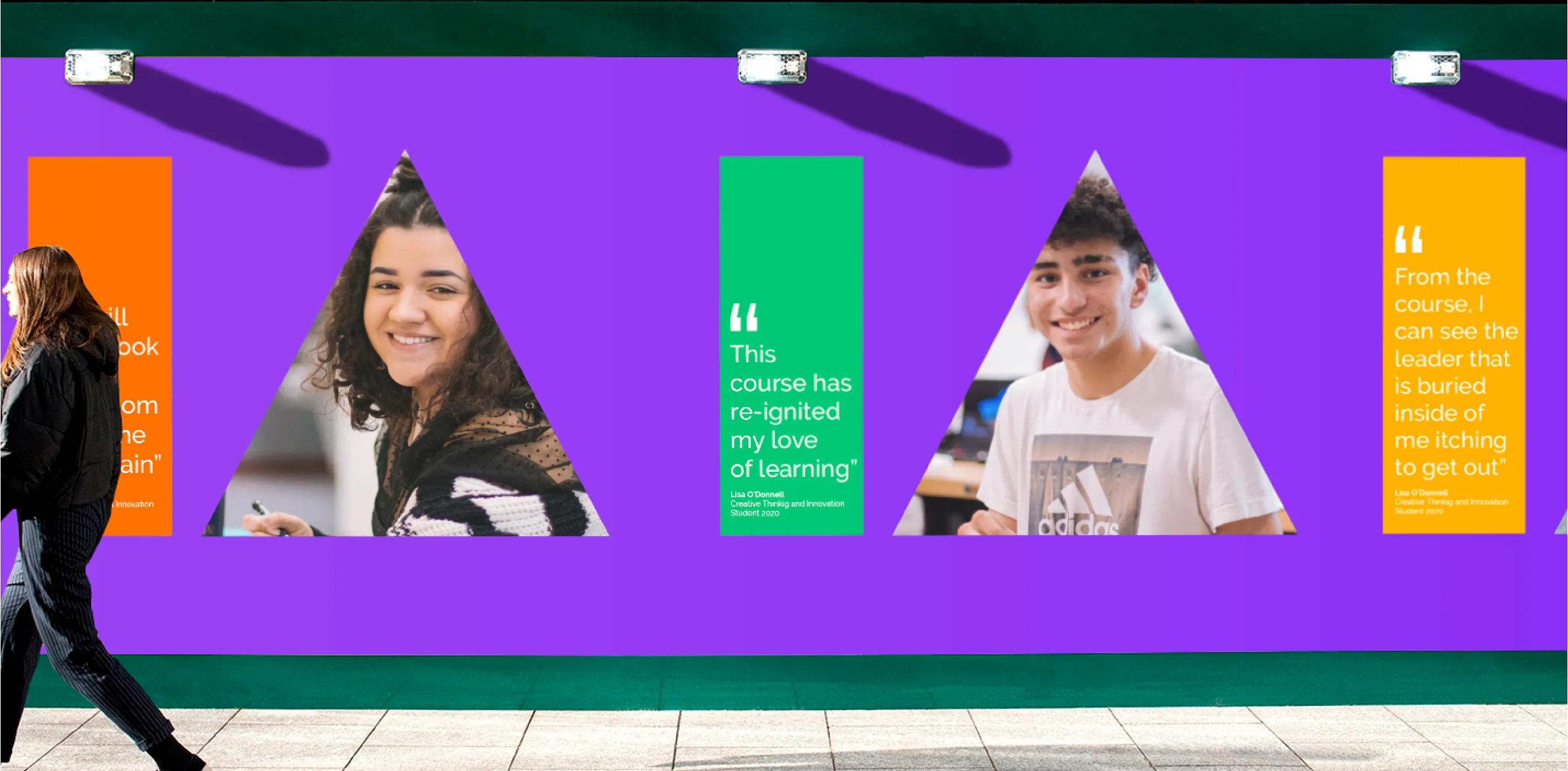 Wall art of the brand