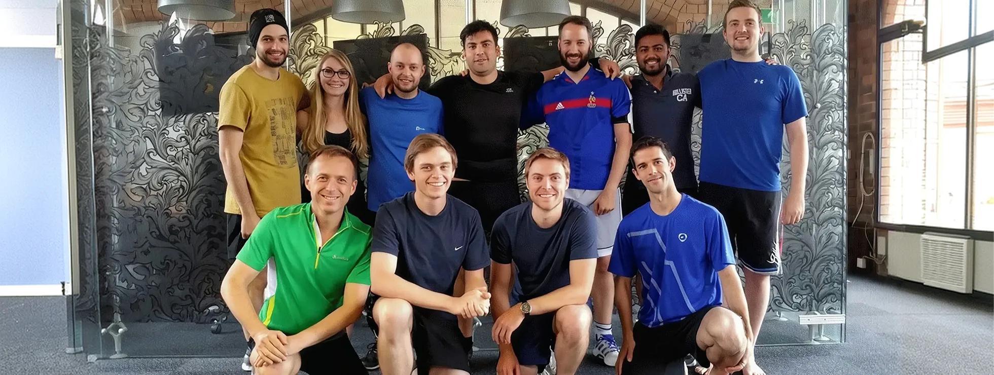 Great run team photo