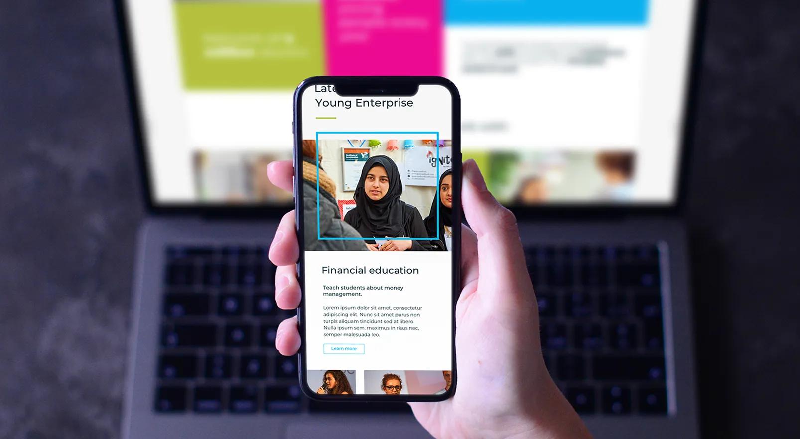 Website redesign for Young Enterprise