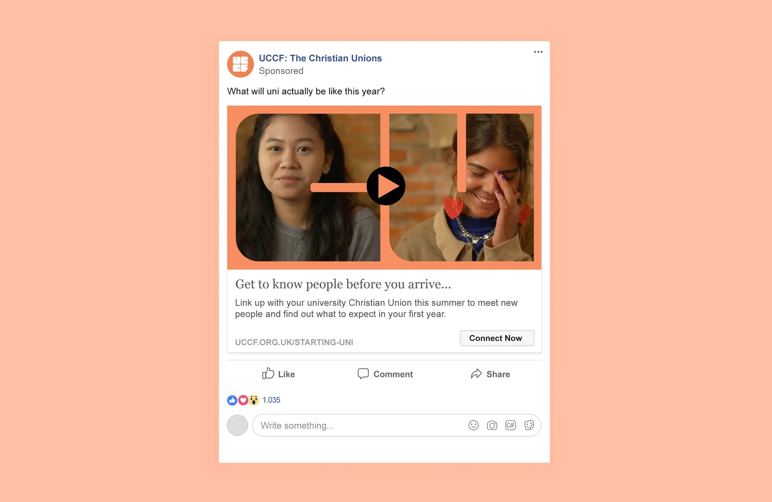 UCCF social media campaign