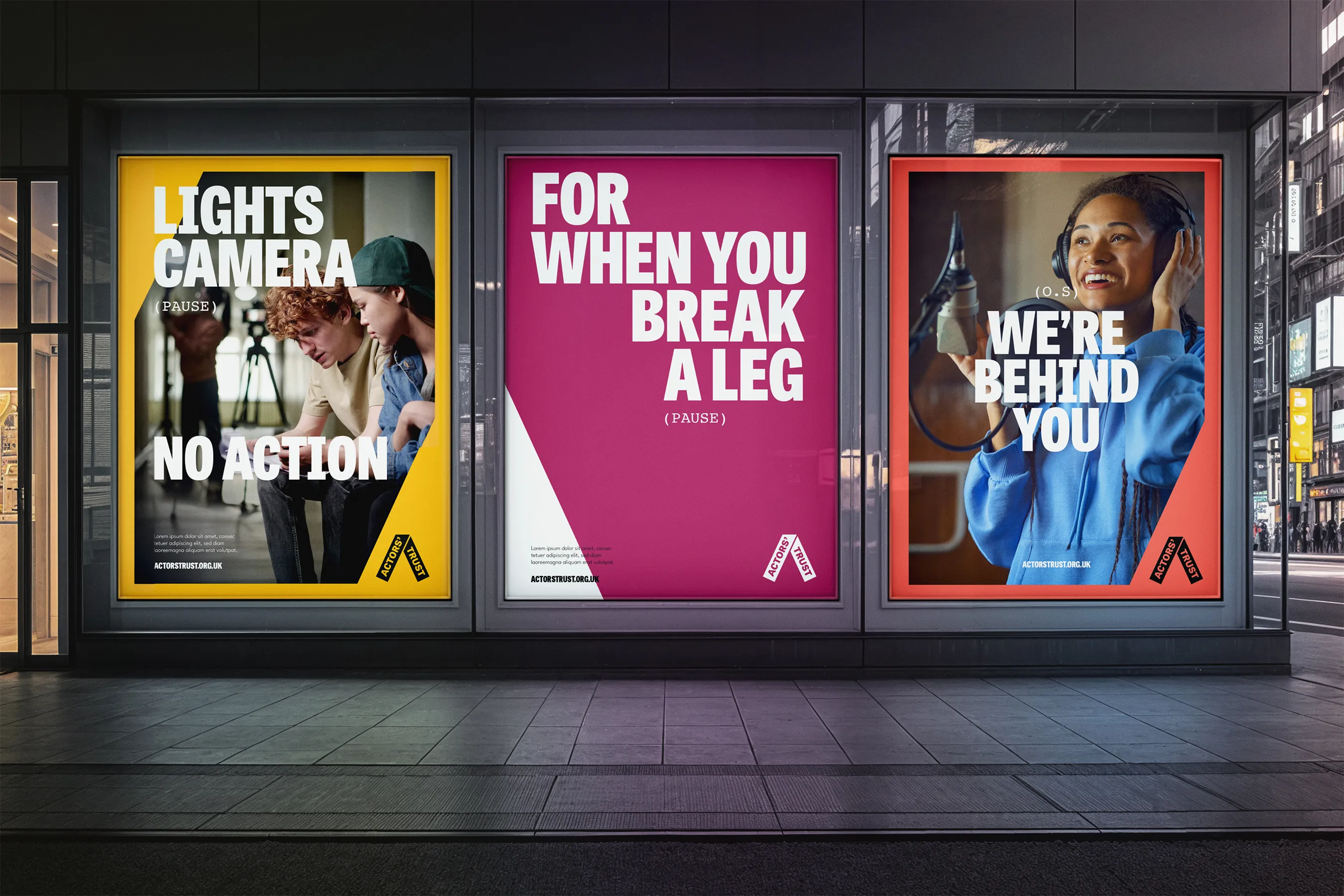 Set of three posters